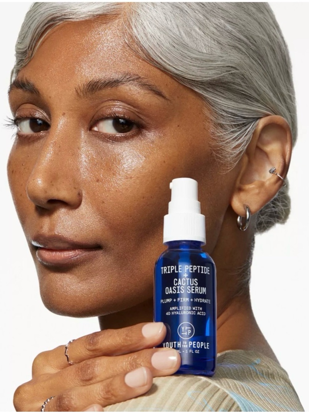 2 full size Youth To The People Triple Peptide + Cactus Oasis Serum Bundle of 2